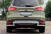 Ford Kuga/Escape 2013-2019 рр. Задня дуга AK002-3 (нерж) фото 2