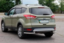 Ford Kuga/Escape 2013-2019 рр. Задня дуга AK002-3 (нерж) фото 3