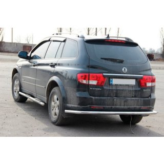 Задня дуга AK005 (нерж) SsangYong Kyron 2005-2014 рр. фото 1
