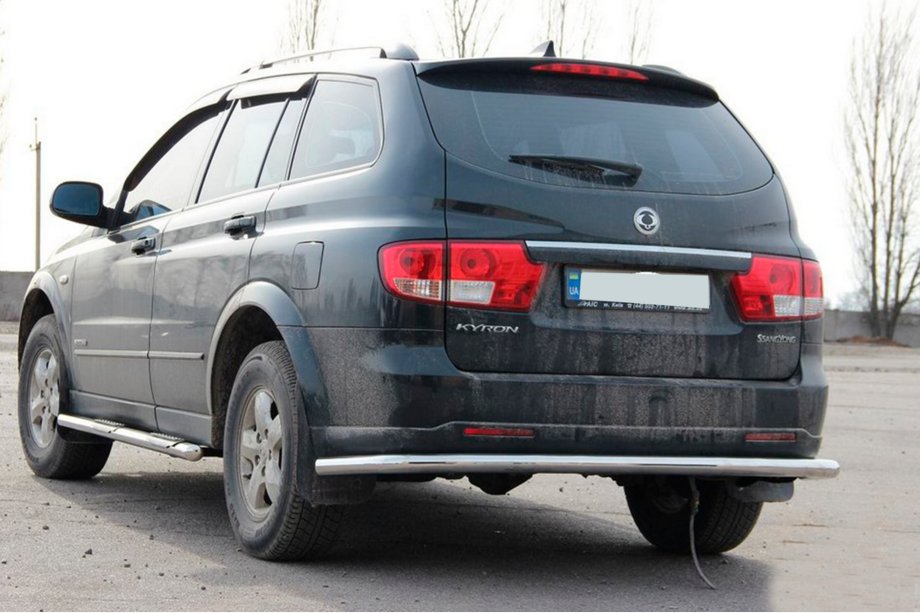 SsangYong Kyron 2005-2014 рр. Задня дуга AK005 (нерж) Фото 3