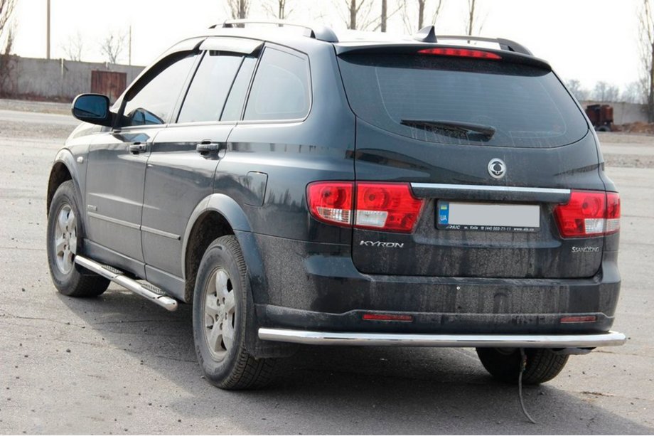 SsangYong Kyron 2005-2014 рр. Задня дуга AK005 (нерж) Фото 1