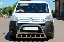 Citroen Berlingo 2008-2018 рр. Кенгурятник WT004 (нерж.) фото 5