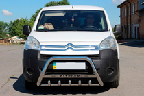 Citroen Berlingo 2008-2018 рр. Кенгурятник WT004 (нерж.) фото 4