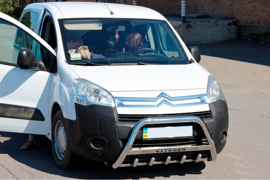 Citroen Berlingo 2008-2018 рр. Кенгурятник WT004 (нерж.) 60 мм Фото 3
