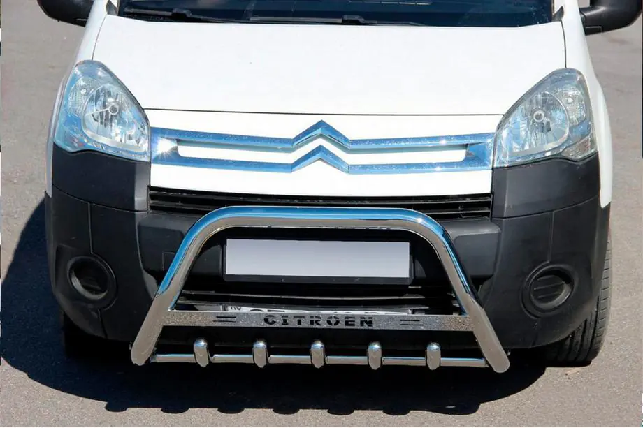 Citroen Berlingo 2008-2018 рр. Кенгурятник WT004 (нерж.) Image