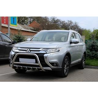 Кенгурятник WT003 (нерж.) фото 4