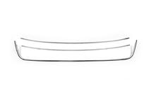 Volkswagen Caddy 2010-2015 рр. Накладки на передній бампер Trend (3 част., нерж) фото 3