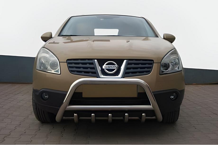 Nissan Qashqai 2010-2014 рр. Передня дуга WT003 (нерж.) Image