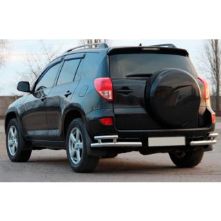 Задні куточки AK003-double (2 шт., нерж) Toyota Rav 4 2006-2013 рр. фото 3