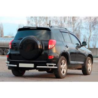 Задні куточки AK003-double (2 шт., нерж) Toyota Rav 4 2006-2013 рр. фото 1