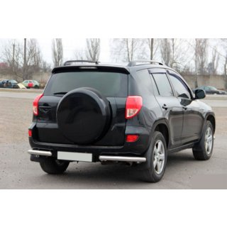 Задні куточки AK003 (2 шт., нерж) Toyota Rav 4 2006-2013 рр. фото 3