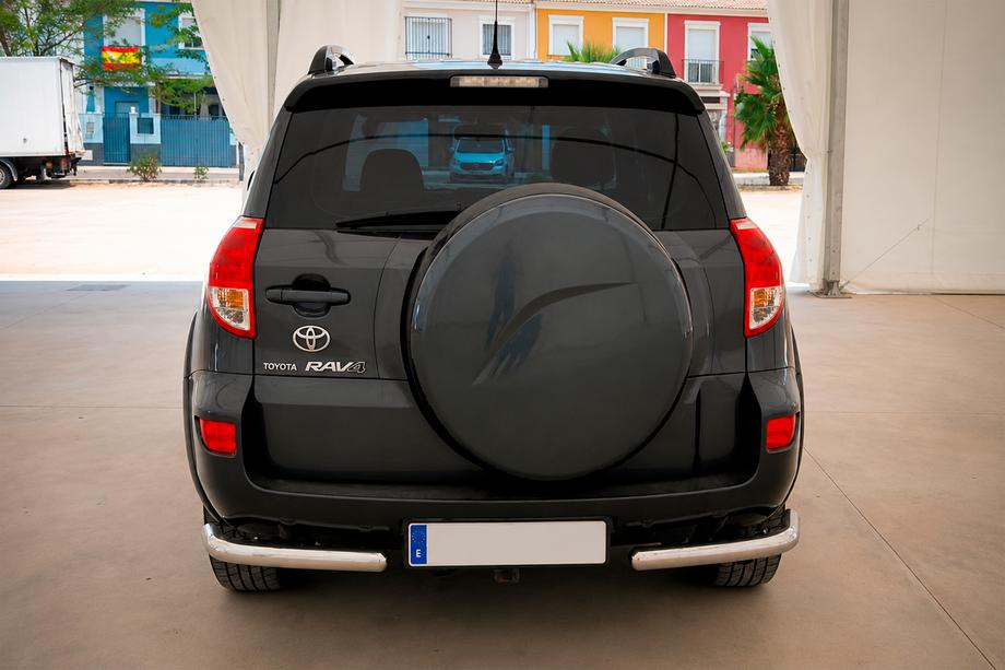 Toyota Rav 4 2006-2013 рр. Задні куточки AK003 (2 шт., нерж) Фото 2