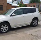 Toyota Rav 4 2006-2013 рр. Бокові пороги Premium (2 шт., нерж) фото 1