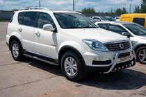 SsangYong Rexton I 2001-2017 рр. Кенгурятник WT004 (нерж) фото 4