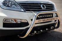 SsangYong Rexton I 2001-2017 рр. Кенгурятник WT004 (нерж) фото 2