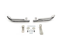 Hyundai Santa Fe 2 2006-2012 рр. Задні подвійні куточки AK003-Подвійний (нерж.) фото 2