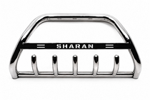 Volkswagen Sharan 1995-2010 рр. Кенгурятник WT004 (нерж) фото 4