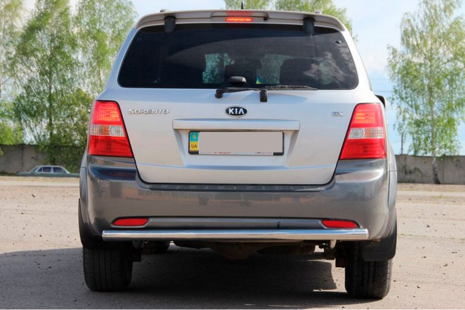 Kia Sorento I BL 2002-2009 рр. Задня дуга AK002 (нерж.) Фото 1