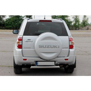 Задній захист AK002 (нерж) Suzuki Grand Vitara 2005-2017 рр. фото 3