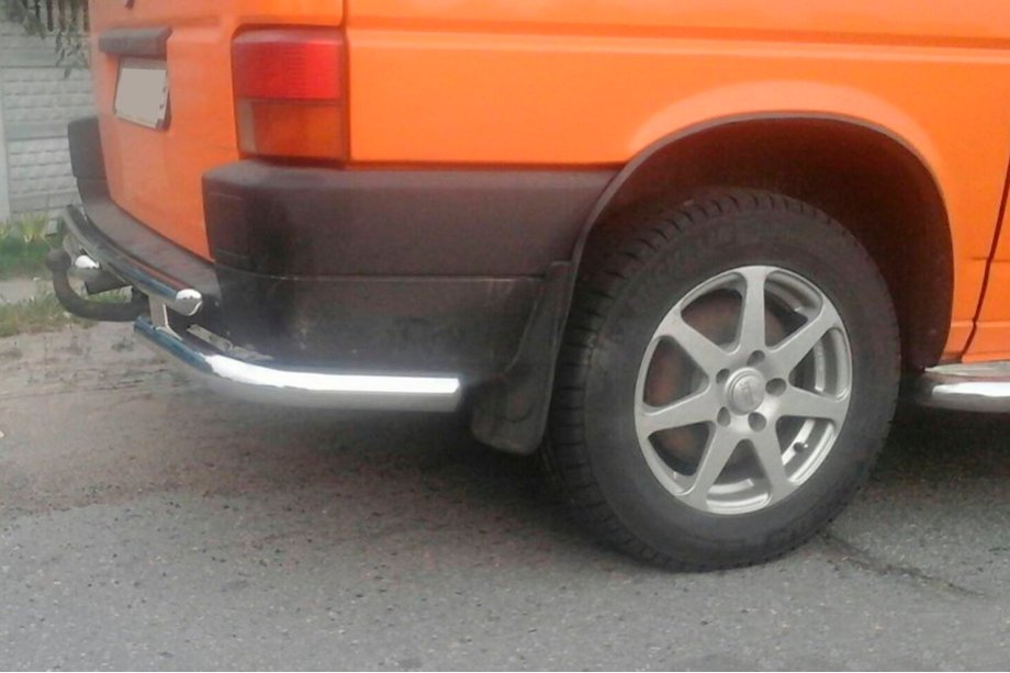 Volkswagen T4 Caravelle/Multivan 1990-2003 рр. Задня дуга AK003-2 (нерж) Фото 2