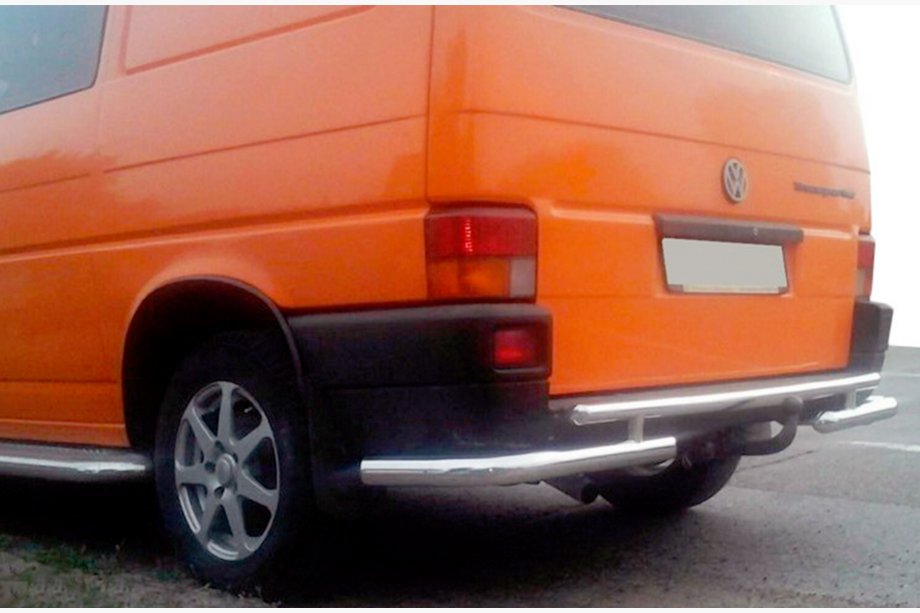 Volkswagen T4 Caravelle/Multivan 1990-2003 рр. Задня дуга AK003-2 (нерж) Фото 3