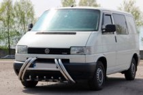 Volkswagen T4 Transporter 1990-2003 рр. Кенгурятник Kelebek WT011 (нерж) фото 1