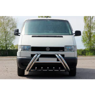 Кенгурятник Kelebek WT011 (нерж) Volkswagen T4 Transporter 1990-2003 рр. фото 2