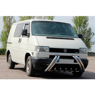 Кенгурятник Kelebek WT011 (нерж) Volkswagen T4 Transporter 1990-2003 рр. фото 3