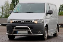 Volkswagen T5 2010-2015 рр. Кенгурятник WT007ST (нерж) фото 2