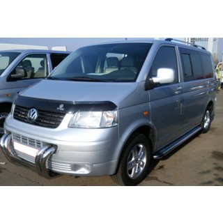 Кенгурятник ST006-04 ніздрі (нерж) Volkswagen T5 Transporter 2003-2010 рр. фото 4