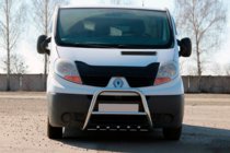 Renault Trafic 2001-2015 рр. Кенгурятник QT-Spec (нерж.) фото 1