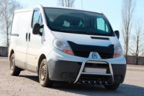 Renault Trafic 2001-2015 рр. Кенгурятник QT-Spec (нерж.) фото 2