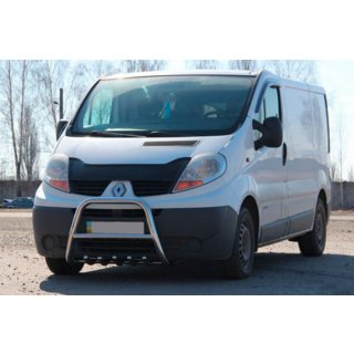 Кенгурятник QT-Spec (нерж.) Nissan Primastar 2002-2014 рр. фото 3