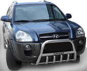 Hyundai Tucson JM 2004- рр. Кенгурятник WT004 (нерж.) фото 4