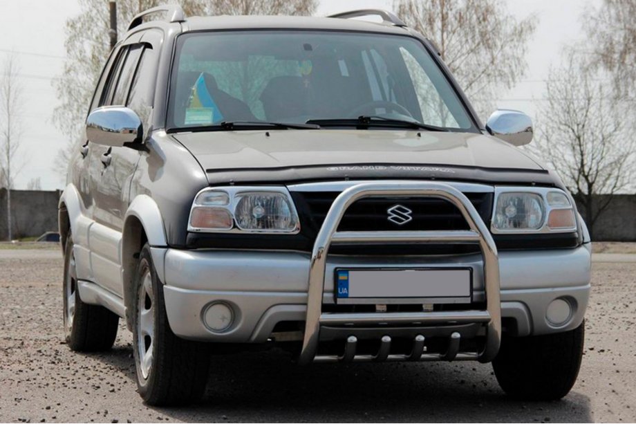 Suzuki Vitara 1998-2006 рр. Кенгурятник QT007 (нерж) Image