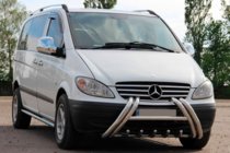 Mercedes Viano 2004-2014 рр. Кенгурятник Kelebek WT011 (нерж.) фото 1