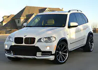 BMW X5 E70 2007-2013 рр. Накладка на передній бампер (2007-2010, під фарбування) фото 1