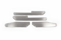 Volkswagen Amarok 2010-2022 рр. Накладки на внутрішні пороги OmsaLine (4 шт, нерж) фото 3