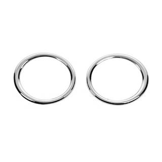 Накладки на протитуманні фари 2010-2012 (2 шт, нерж) Volkswagen Amarok 2010-2022 рр. фото 2