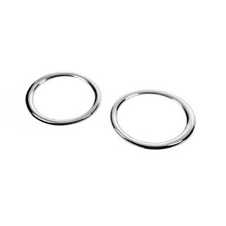 Накладки на протитуманні фари 2010-2012 (2 шт, нерж) Volkswagen Amarok 2010-2022 рр. фото 3