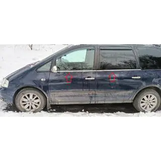 Окантовка вікон (4 шт, нерж) фото 1