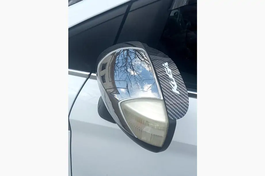 Ford Kuga 2008-2013 рр. Накладки на дзеркала (2 шт, нерж.) Фото 3