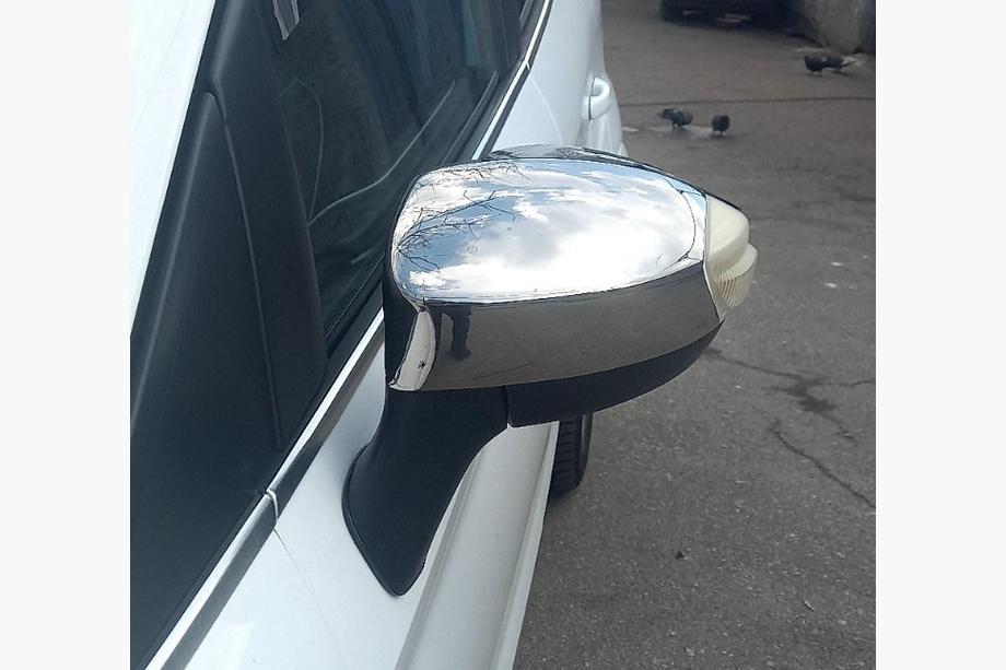 Ford Kuga 2008-2013 рр. Накладки на дзеркала (2 шт, нерж.) Image