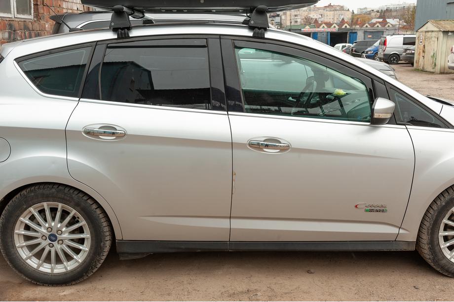 Ford C-Max/Grand C-Max 2010-2019 рр. Накладки на ручки (4 шт., нерж.) Carmos - Турецька сталь Фото 5