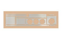 Audi 80/90 1987-1996 рр. Декоративна накладка на панель фото 2