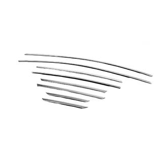 Верхня окантовка вікон (8 шт, нерж) фото 3