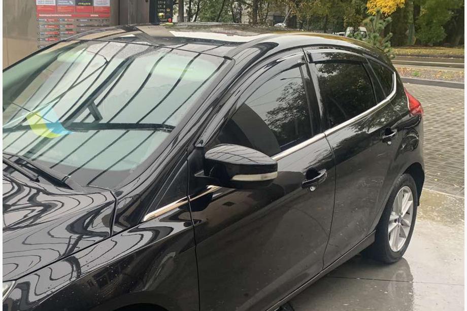 Ford Focus III 2011-2017 рр. Нижня окантовка вікон (8 шт, нерж) Фото 2