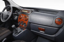 Citroen Nemo 2007-2017 рр. Накладки на панель Алюміній фото 1