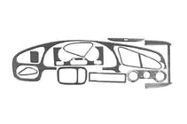 Daewoo Lanos 1998-2017 рр. Накладки на панель Алюміній фото 5