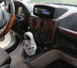 Fiat Doblo I 2005-2010 рр. Накладки на панель Карбон фото 12